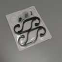 4 Pack Large Wall Hooks for Hanging Coats - Black Heavy Duty Coat Hooks Wall Mounted, Screw-in Hooks for Towels, Clothes, Backpacks, Bags, Robes, Hats, Keys - Closet and Bathroom Hook Hangers