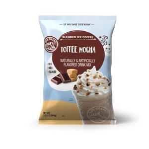 Big Train Blended Ice Coffee, Toffee Mocha, Powdered Instant Coffee Drink Mix, 3 Pound (Packaging May Vary) (EXP 11/16/27)