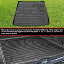 Cargo Liner Compatible with Volkswagen VW Tiguan 5 Passenger 2018-2024 Cargo Mat, All Weather Protection Trunk Liner Rear Trunk mat Black