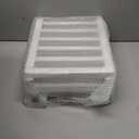 Varhomax White Shoe Rack, 4-Tier Bamboo Shoe Rack Organizer for Closet and Entryway, Thick Wooden Free Standing Shoe Shelf for Small Spaces, Sturdy & Versatile for Bedroom and Garage