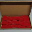 Satenwie 3 Packs Red Christmas Bows Large Velvet Bow for Wreaths, Tree, Outside Decorating, Outdoor (12 * 14 inch)