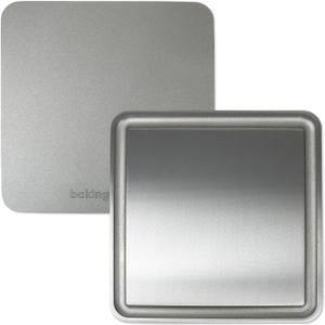 Baking Steel Mini Griddle (11.5"x11.5"x3/8") - Flat Top Griddle for Stovetope, Grill, and Oven Use - Pre-Seasoned, Naturally Non-Stick Surface & Crack-Proof