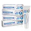 Sensodyne Repair and Protect Whitening Toothpaste, Toothpaste for Sensitive Teeth and Cavity Prevention, 3.4 oz (Pack of 4), BBD 06/2027
