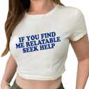 Women Teen Girls Y2k Summer Short Sleeve Tees T-Shirts Crewneck Vintage Baby Tee Slim Fit Shirt (X-Large)