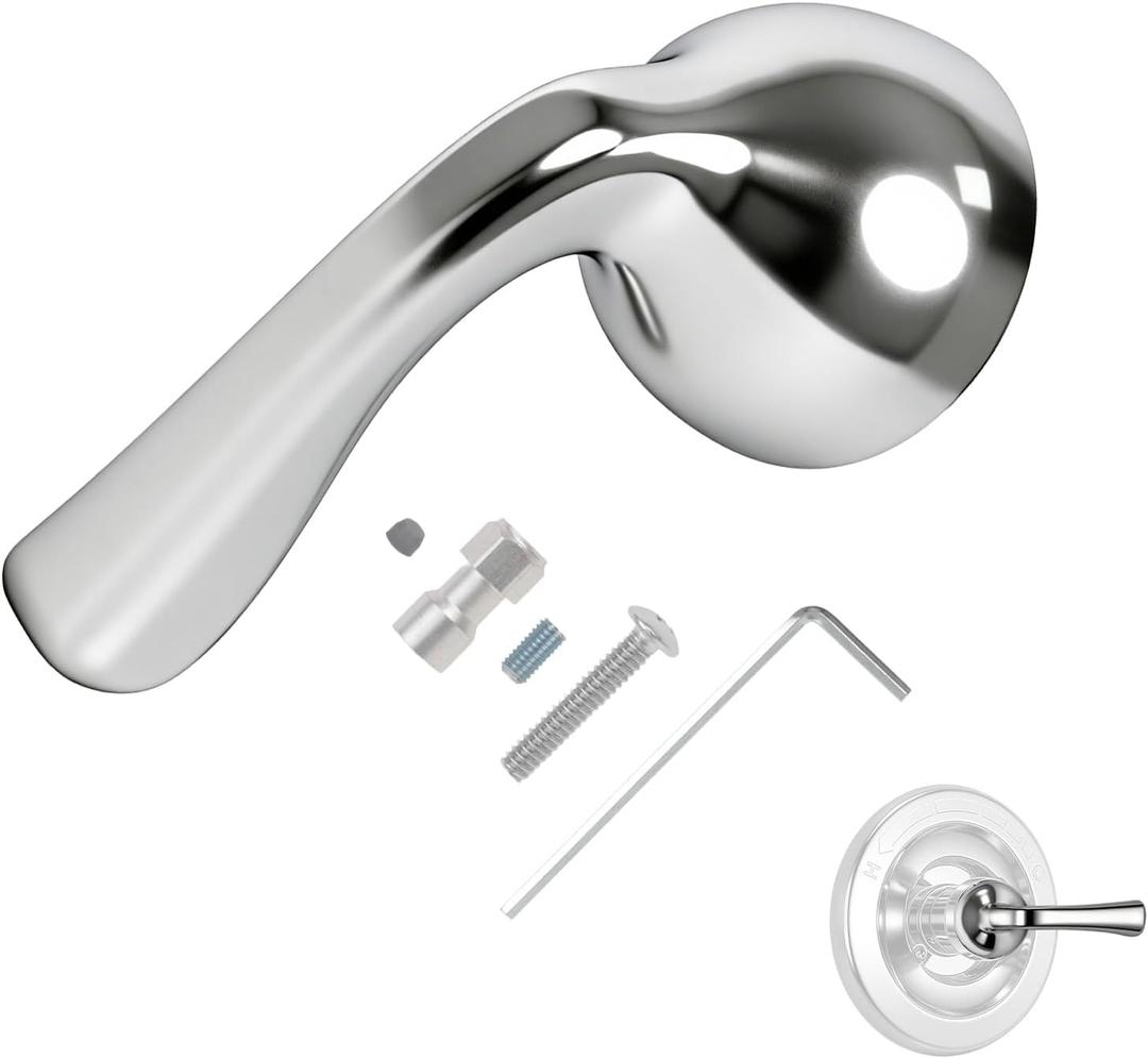 Shower Handle Replacement Compatible with Delta RP74148 and Foundation Series, Fits RP70538 Pressure Balance Valve, Single-Handle Tub/Shower Faucet Repair Kit