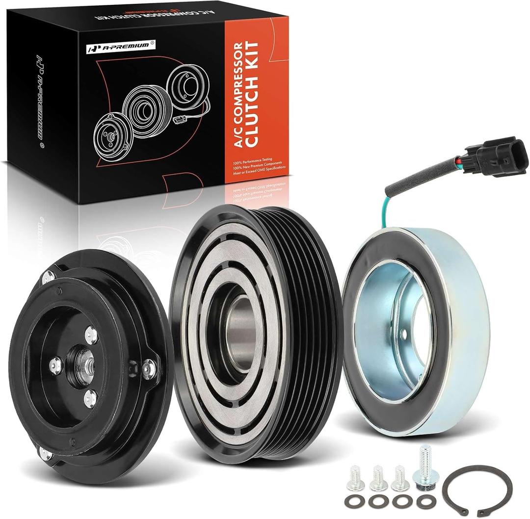 A-Premium A/C Compressor Clutch Kit Compatible with Nissan Rogue 2.5L 2008-2013
