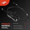 A-Premium Parking Brake Actuator with Cable and Control Unit Compatible with BMW Models - 740i, 740Li(xDrive), 750i(xDrive), 750Li(xDrive), 760Li, ActiveHybrid 7, Alpina B7(xDrive), Alpina B7L(xDrive)