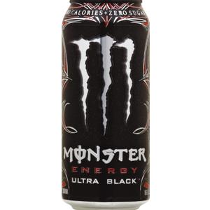 Ultra Black Energy Drink, 16 Fl Oz