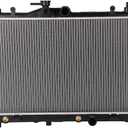 OCPTY 2981 Engine Aluminum Radiator fit for 2009 2010 2011 for Nissan for Versa 1.6L, 2007 2008 2009 2010 2011 2012 for Nissan for Versa 1.8L Replacement 2981 CU2981 Engine Coolant Radiator Assembly