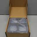 4 Pack Stainless Steel Snack Containers with Lids 4 Compartment Lunch Box for Adults & Kids Meal Prep Bento Box Containers Reusable (Gray)