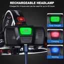 Rechargeable Headlamp 2Pack, 99000 Lumens Super Bright LED Head Lamp with 3 Modes, 90 Adjustable Head Lights for Forehead, 45H Long Runtime & IPX6 Waterproof HeadLamps for Camping Hunting Hiking