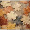 TAJWE Fall Welcome Doormat Autumn Leaves Harvest Thanksgiving Decorative Door Mat Low-Profile Switch Rug Non-Slip Floor Mat for Indoor Outdoor Home Decor 17x29 Inch
