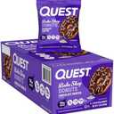 Quest Nutrition Bake Shop, Chocolate Frosted Donuts, 14g Protein, Less than 1g Sugar, Protein Snack, Low Sugar, 9 Count Best By 11/06/26
