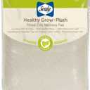 Sealy Baby Healthy Grow Plush Fitted Waterproof Infant Crib Mattress Protector Pad and Toddler Bed Cover, Organic Cotton and PolyBlend Top, Machine Washable and Dryer Friendly, 52 x 28- White