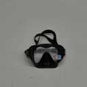 Cressi F1, Scuba Diving Snorkeling Frameless Mask - Perfect Seal Silicone Skirt - Designed in Italy by Cressi (Black)