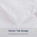 ACCURATEX Duvet Insert Super King Comforter 120x120- Fluffy Down Alternative Fill Hotel Collection Comforter,Lightweight Soft All Season Duvet Insert with Corner Tabs - Machine Washable,White
