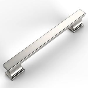 Amerdeco 6 Pack Brushed Satin Nickel Cabinet Pulls 5 Inch(128mm) Hole Centers Kitchen Cabinet Handles Cabinet Hardware Kitchen Handles for Cabinets Cupboard Handles Drawer Pulls