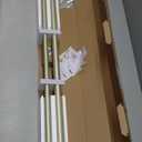 KAMANINA Double Curtain Rods for Windows 36 to 72 Inches (3-6 Feet), Champagne Gold Heavy Duty 1 Inch Double Curtain Rod, Telescoping Drapery Rod with Netted Texture Finials