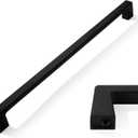 2 Pack 12 Inch Kitchen Cabinet Handles Matte Black Cabinet Pulls Drawer Pulls Kitchen Cabinet Hardware Kitchen Handles for Cabinets Cupboard Handles Drawer Handles