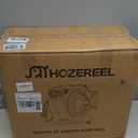 66 FT x 1/2" Retractable Garden Hose Reel by HOZEREEL, Outdoor Garden Hose Reels - Automatic Self Retract Wall Mount Hose Reel Enclosed Storage, Any Length Lock, 10 Pattern Nozzle-Grey