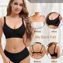 WOWENY Wireless Bras for Women No Underwire Push Up Bra Comfort Seamless Full Coverage Bralettes with Support Everyday Bra (XL)