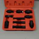 NYXOVA 10PCS Motorcycle Flywheel Puller Set, Universal Flywheel Puller Tool Kit Compatible with Honda, Suzuki, Kawasaki, Yamaha, Ducati, Bosch Motorcycles (Red)