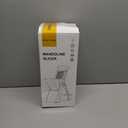 ONCE FOR ALL Safe Mandoline Slicer For Kitchen, Biger Size, Adjustable Vegetable Chopper Food Slicer Potato French Fry Cutter with Peeler, Detachable, Kitchen Chopping Artifact (Black)