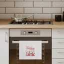 Dog Happy Valentine's Day Gifts for Her Him Kids, Hand Towel for Kitchen Bathroom, Decorations, 16x24 in