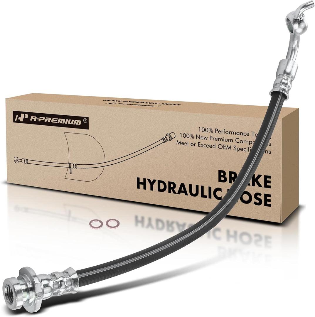 A-Premium Rear Passenger Brake Hydraulic Hose Compatible with Select Infiniti Models - FX35 2009-2012, FX37 2013, QX70 2014-2017 - Replace# 462101CK1B