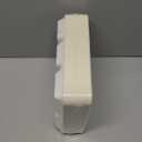 Qi Boo Compostable 5 Compartment Plates Disposable, 10.25 x 8.25 inch, [50Pack] Heavy Duty Paper Plates with dividers, Sturdy School Lunch Trays, White Large Paper Dinner Plates for Buffet Party