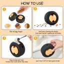 Treat Dispensing Dog Toys, Interactive Dog Puzzle Toys for Boredom Relief & Training, Teeth-Cleaning Chew Toys, Slow Feeders for Small & Medium Dogs