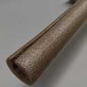 Amylove 12 Pcs 3.3 Feet Foam Pipe Insulation Foam Tube Insulating Water Pipe Pool Swim Noodles Pre Slit Heat Preservation Pipes Covers for Tubing Outdoor Winter Freeze Protection(Brown,1 Inch)