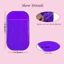 LIRUNQIU 46 PCS Diamond PaintingTools Kit, Complete Accessories Set with Anti-Slip Mat, Tweezers, Roller, Wax Pen, Storage Containers, Trays for Adults Kids Beginners Art Crafts(Purple)