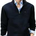 Tommy Hilfiger Bill 1/4 Zip Sweatshirt (Medium)