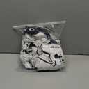 Rock and Roll Bed Sheet Set Twin Size,Kids Musical Notes Bass Guitar Headset Print Sheet Set Room Decor,Cute Stars Skull Heart Black Sketch Bedding Set for Boys Teens,(1 Fitted+1 Flat+1 Pillowcase)