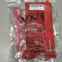 2 x Teen Youth Baseball Socks Boys Teens Softball Socks and Belt Set for Baseball,Soccer.(1 Sock with 1 Belt). (Red, L)