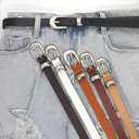 EMMIOL Y2K Belt for Women Star Studded Belt Vintage Gothic Grunge Punk Rock PU Leather Waistband (Fit Waist:26''-35'', Khaki)