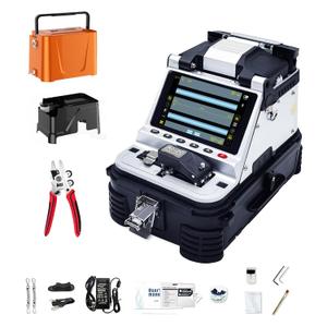 Ai-20 Fusion Splicer High-Precision One Step Cutter Integrated, Core Alignment Optical Fiber Fusion Splicer, Automatic FTTH Precision Optical Fiber Splicer W/Built-in VFL & OPM Function
