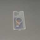 Compatible with iPhone 17 Pro Max Case with 360 Spin Magnetic Ring Stand [Compatible with Mag-Safe] Full Camera Lens Protector Plating Clear Phone Case for iPhone 17 Pro Max 6.9", Clear