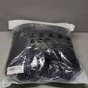 ASPO Men's Packable Lightweight Puffer Winter Jackets Detachable Hood Waterproof Warm Insulated Down Coats Hiking Snow Travel Black XXL