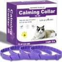Cat Calming Collar, Pheromone Anti-Anxiety Treatment, Water Resistant, 4 Pack (Purple)