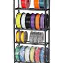 AHOWPD Desktop 3D Printer Filament Storage Rack - Tabletop 2-Tier Stackable Organizer for Filament Spools, Holds 5 Spools per Layer, Expandable to 4 Layers for PLA/ABS/TPU Filament (4-Tier)