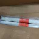 RoadHero 2 Pack 4 FT to 6.9 FT Retractable Cone Bar, Expandable Traffic Cone Bars for Parking Lots, Extendable Barricade for Road Construction, White and Red, Cone Not Included