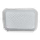 GEN Meat Trays, #2S, 8.5 x 6 x 0.7, White, 500/Carton (2SWH)
