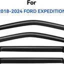 Window Visors Rain Guards for 2018-2024 Ford Expedition, Out-Channel Window Vent Wind Deflectors Visors Shades for 18-24 Expedition XL STX XLT MAX Limited King Ranch Platinum