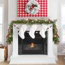 Pine Garland Christmas Decoration Clearance, 6ft Christmas Greenery Garlands Realistic Cypress Leaves Cedar Garland for Holiday Mantel Fireplace Table Centerpiece Decor