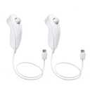 Wii Nunchuck Controller White [2 Pack] 