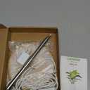LORDEM Bamboo Grow Light, Full Spectrum LED Plant Grow Light, Height Adjustable Growing Lamp with Auto Timer 4H/8H/12H, 4 Dimmable Levels, Ideal for Large Tall Plants