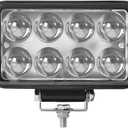 1 Pack High Power Led Light Bar Rectangular with Projector Len, Yellow Auxiliary Light Barled, Lights for Car Truck Boat SUV ATV Auxiliary Work Light