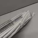 No Tools No Drill Cordless Roman Shades for Indoor Windows 100% Blackout, for Window Size 30" W 48" H White